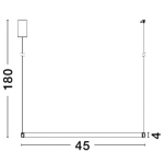 Lampa wisząca ORITO LE41725 Luces Exclusivas - zdjęcie dodatkowe 3
