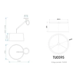 Plazma plafon czarny IP54 C0151 MaxLight