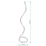 Lampa podłogowa ściemnialna Mantra Nur Silver XL 5001MA - zdjęcie dodatkowe 1