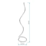 Lampa podłogowa ściemnialna Mantra Nur Brown Oxide XL 5805MA - zdjęcie dodatkowe 1