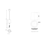 Lampa wisząca Mantra Tiffany Chrome 3861MA - zdjęcie dodatkowe 1