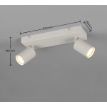 SOKA – 867700276 excl. 2x GU10 · max. 10W TRIO