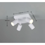 SOKA – 867730431 excl. 4x GU10 · max. 10W TRIO