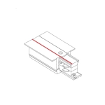 Końcówka zasilająca wpuszczana prawa biała CTLS RECESSED POWER END CAP RIGHT ( PE-R ) WHITE 8691 Nowodvorski - zdjęcie dodatkowe 1