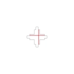 Łącznik krzyżowy biały CTLS POWER X CONNECTOR WHITE 8701 Nowodvorski - zdjęcie dodatkowe 2
