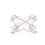 Łącznik krzyżowy biały CTLS POWER X CONNECTOR WHITE 8701 Nowodvorski - zdjęcie dodatkowe 1