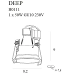 DEEP H0111 OPRAWA WPUSTOWA OKRĄGŁA CZARNA MaxLight - zdjęcie dodatkowe 4