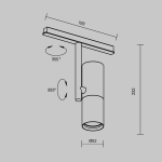 Lampa szynowa Elti Exility 3000K 12W 36° TR005-2-12W3K-BW Maytoni - zdjęcie dodatkowe 6