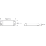 Sterownik LED o stałym natężeniu prądu do spotów LED / opraw LED 500mA, 7,5-15W 89015C ONE LIGHT