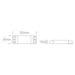 Sterownik LED o stałym natężeniu prądu do spotów LED/opraw LED 500mA, 10-20W 89020C ONE LIGHT