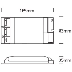 DALI / PUSH TO DIM / 1-10V / TRIAC UNIWERSALNY STEROWNIK 50W IP20 230V 89050TLD ONE LIGHT