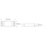 DRIVER 24V DC 12-50W 230V DIMMABLE 89050VT ONE LIGHT