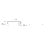 Sterownik napięcia stałego 100 W 24 V DC, IP20 89100V ONE LIGHT