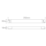 Sterownik napięcia stałego DALI i Push to dim z możliwością ściemniania, 10–100 W, 24 V DC, odpowiedni do montażu wewnątrz profilu, IP20 89100VLL ONE LIGHT