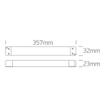 30-150W 24V DC TRIAC ściemnialny sterownik napięcia stałego, IP20 89150VLT ONE LIGHT