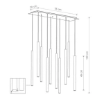 Lampa wisząca LASER WHITE X 8922 Nowodvorski - zdjęcie dodatkowe 1