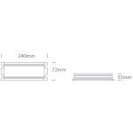 Sterownik napięcia stałego 300 W 24 V DC, wodoodporny IP67 89300VP ONE LIGHT