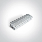 WHITE 5W EMERGENCY M3hrs IP65 230v 89404 ONE LIGHT