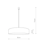 Lampa wisząca TURDA GRAY IV ZWIS 8947 Nowodvorski - zdjęcie dodatkowe 2