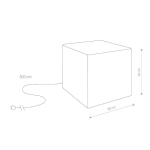 Lampa ogrodowa CUMULUS CUBE L 8965 Nowodvorski IP44 - zdjęcie dodatkowe 1