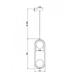 Lampa wisząca Ring MOD013PL-02BS1 Maytoni - zdjęcie dodatkowe 5