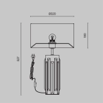 Lampa stołowa Table Lamp Muse MOD304TL-01G Maytoni - zdjęcie dodatkowe 7