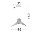 Lampa wisząca MONSEFU LE44859 Luces Exclusivas - zdjęcie dodatkowe 2