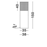 Lampa podłogowa SECHURA LE44864 Luces Exclusivas - zdjęcie dodatkowe 2