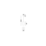 Lampa wisząca LONTIZA LE45335 LUCES EXCLUSIVAS - zdjęcie dodatkowe 3