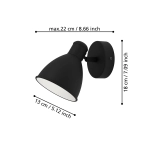 kinkiecik.pl SAN PERI 1 lampa ścienna 900428 EGLO