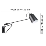 LORETO 1 lampa ścienna 900614 EGLO