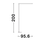 Lampa podłogowa TEBAIDA LE61321 Luces Exclusivas - zdjęcie dodatkowe 7