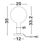 Lampa stołowa JAVIER LE44482 Luces Exclusivas - zdjęcie dodatkowe 2