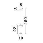 Lampa wisząca ANUCO LE44611 Luces Exclusivas - zdjęcie dodatkowe 2