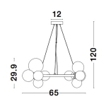Lampa wisząca PARLA LE42601 Luces Exclusivas - zdjęcie dodatkowe 7