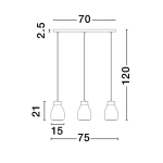 Lampa wisząca MOCHE LE44342 Luces Exclusivas - zdjęcie dodatkowe 2