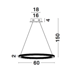 Lampa wisząca MONTE LE41695 Luces Exclusivas - zdjęcie dodatkowe 3
