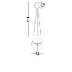 Lampa podłogowa CATIAMAR LE44958 Luces Exclusivas - zdjęcie dodatkowe 2