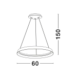 Lampa wisząca BATALLAS LE44783 Luces Exclusivas - zdjęcie dodatkowe 2