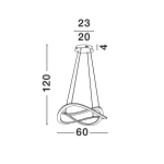 Lampa wisząca JAUJA LE44328 Luces Exclusivas - zdjęcie dodatkowe 2