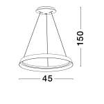 Lampa wisząca BATALLAS LE44788 Luces Exclusivas - zdjęcie dodatkowe 2