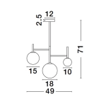 Lampa wisząca URUAPAN LE42884 Luces Exclusivas - zdjęcie dodatkowe 6