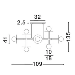 Lampa wisząca URUAPAN LE42890 Luces Exclusivas - zdjęcie dodatkowe 1
