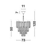 Lampa wisząca CAMPANA LE42288 Luces Exclusivas - zdjęcie dodatkowe 4
