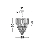 Lampa wisząca CAMPANA LE42284 Luces Exclusivas - zdjęcie dodatkowe 3