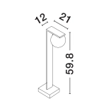 Lampa stojąca SAENZ LE73616 Luces Exclusivas - zdjęcie dodatkowe 2