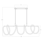 Lampa wisząca ZIGZAG BK AZ5827 AZZARDO