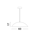 Lampa wisząca VALLES 60cm LE42805 Luces Exclusivas - zdjęcie dodatkowe 2