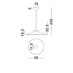 Lampa wisząca HUANUCO LE44838 Luces Exclusivas - zdjęcie dodatkowe 2