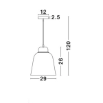 Lampa wisząca GUAIRA LE42018 Luces Exclusivas - zdjęcie dodatkowe 3